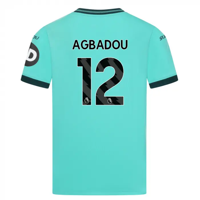 Wolverhampton Wanderers Shirt Store | 2025-26 Wolves Away Shirt – Junior AGBADOU 12 Collection Wolverhampton Wanderers Official Gear
